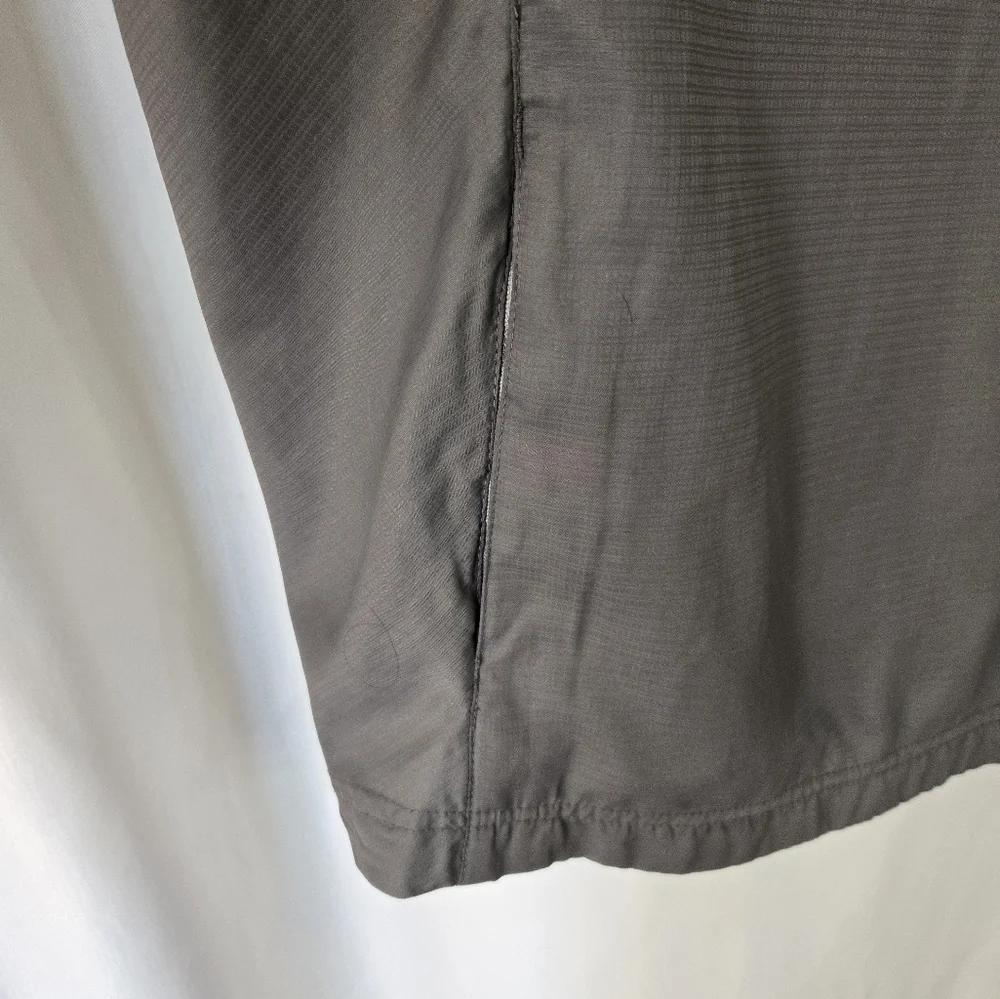 OGIO Pullover Gray Half Zip Lightweight Windbreaker Jacket Size XXL